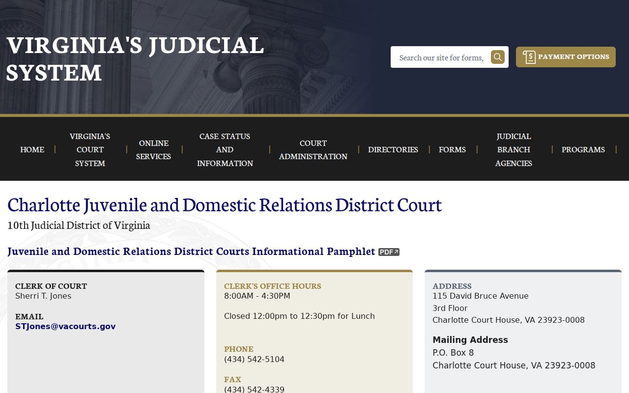 Charlotte County bench warrant questions involving JDR use the protected clerk route